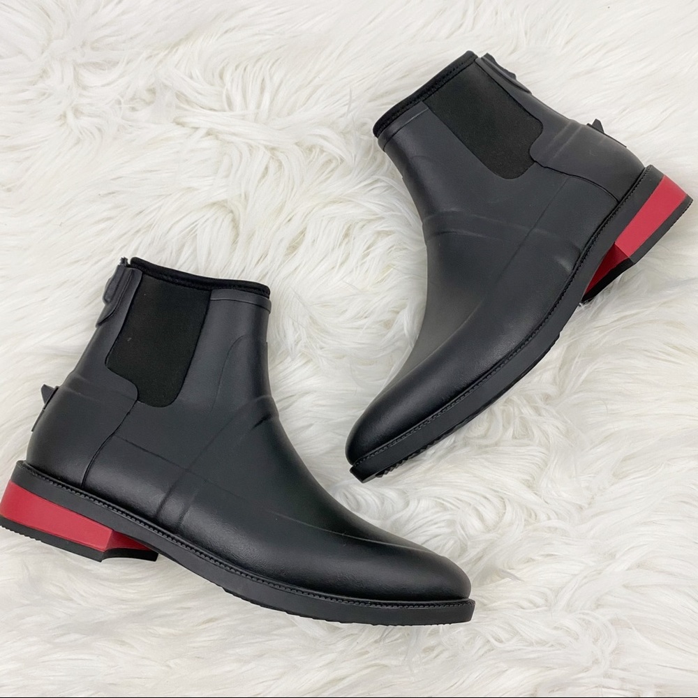 Hunter • Black Ankle Boots